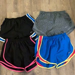 Bundle of 4 Nike running shorts